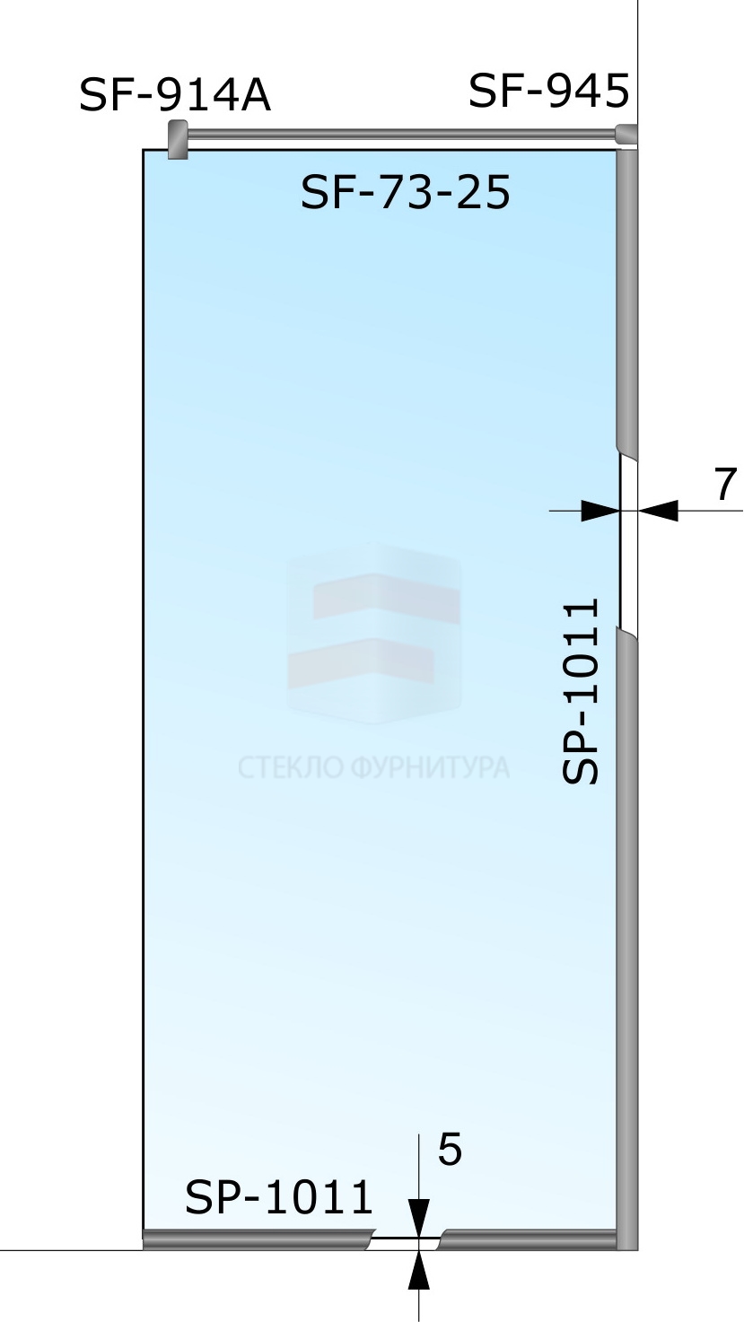 схема душевой кабины Д6